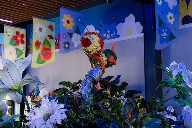 epcot flower and garden festival 2026 - Spike the Bee topiary at CommuniCore Hall