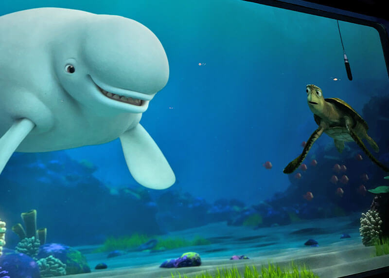 What Can Toddlers Do at California Adventure? - Turtle Talk with Crush and whale
