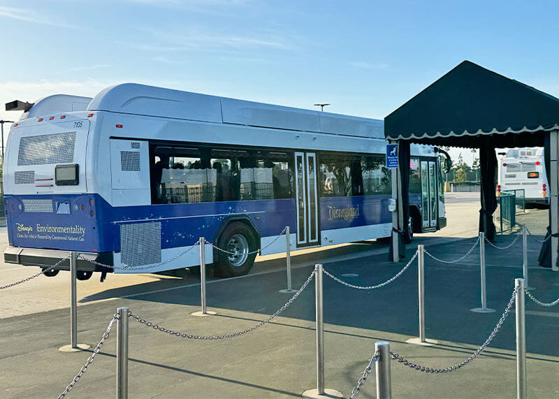 Where to Park at Disneyland Resort - Disneyland Toy Story Lot bus