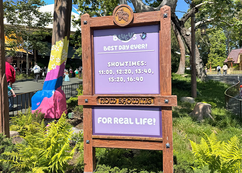 How to Have the Best Day Ever with Bluey at Disneyland - Bluey showtimes May 2026