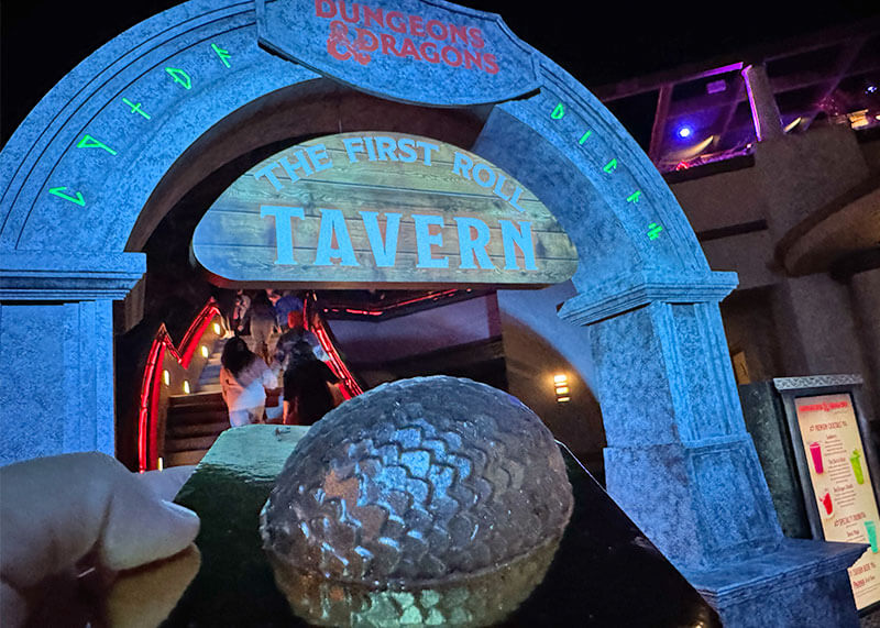 Fan Fest Nights Food - Egg in front of taverne