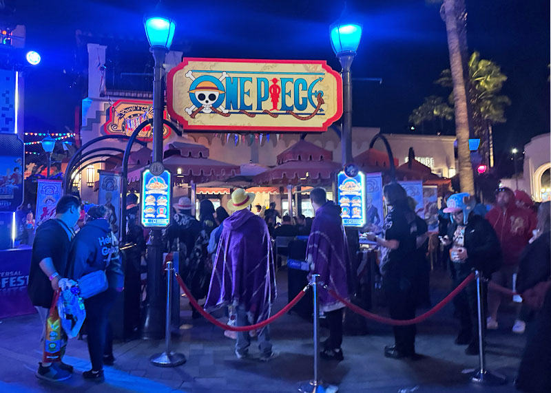 How to Maximize Your Time at Fan Fest Nights at Universal Studios Hollywood 2026 - One Piece dining