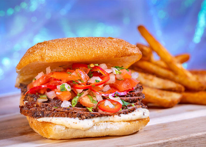 Santa Maria trip tip sandwich for Pride Nite
