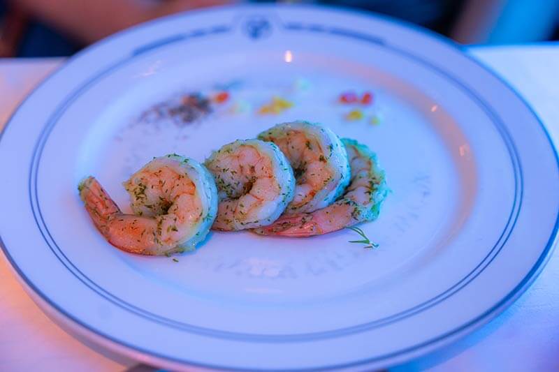 Disney Cruise Food Allergies - Shrimp dish