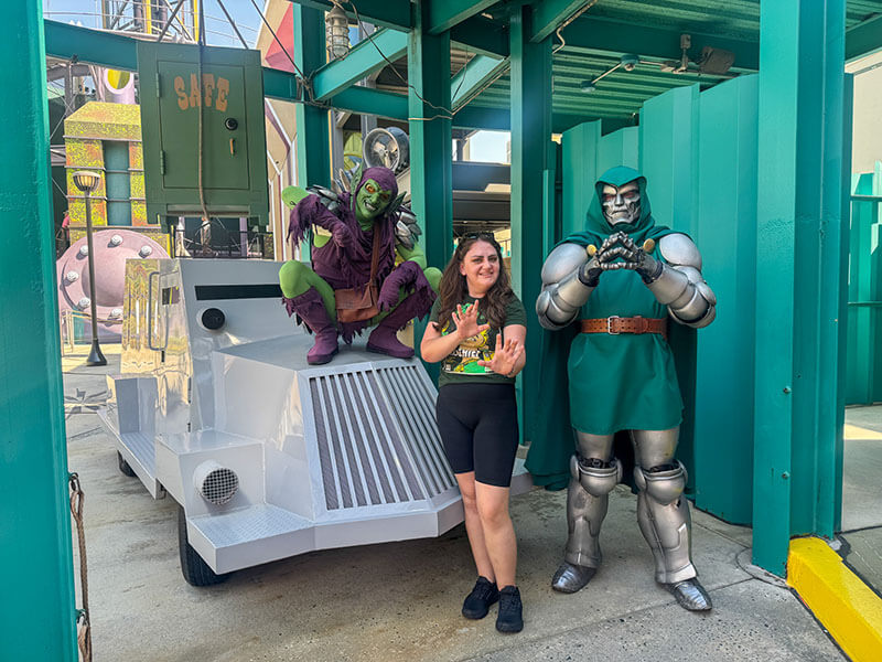 Characters Universal Orlando - Green Goblin Doctor Doom