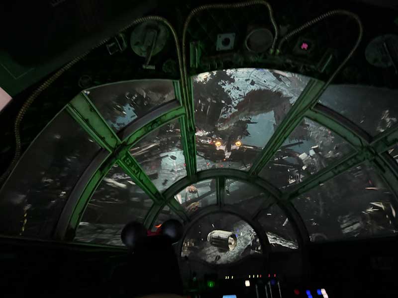 Endor wreckage on Millennium Falcon Smugglers Run