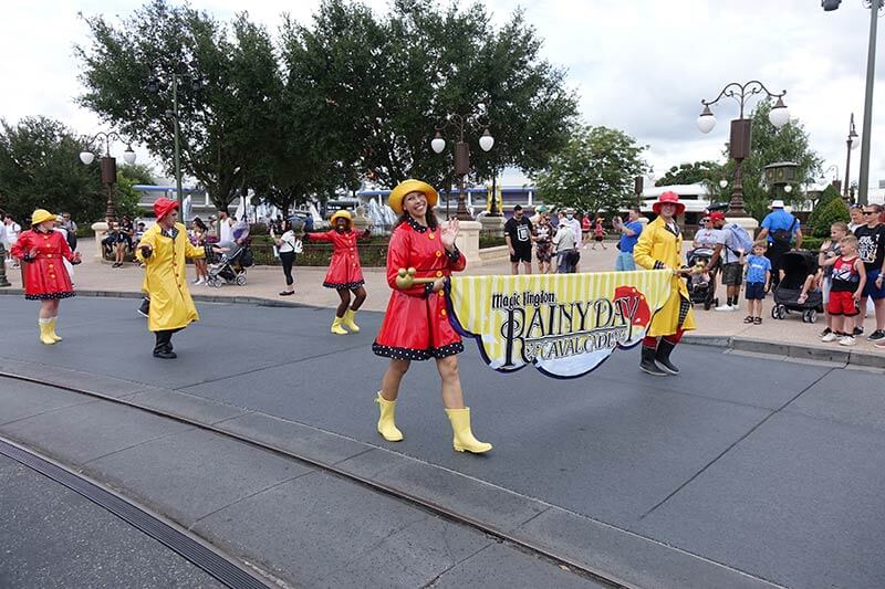 Guide to a Rainy Day at Disney World - Rainy Day Cavalcade at Magic Kingdom