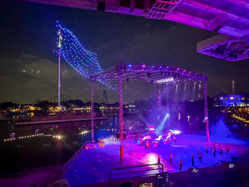 Dolphin Drone at Ignite Fireworks Spectacular