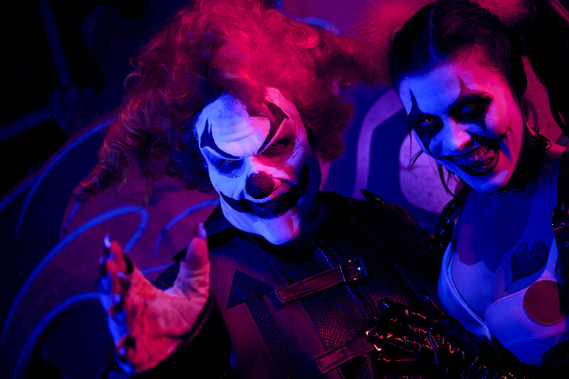 Jack the Clown and Chance at Universal Horror Unleashed