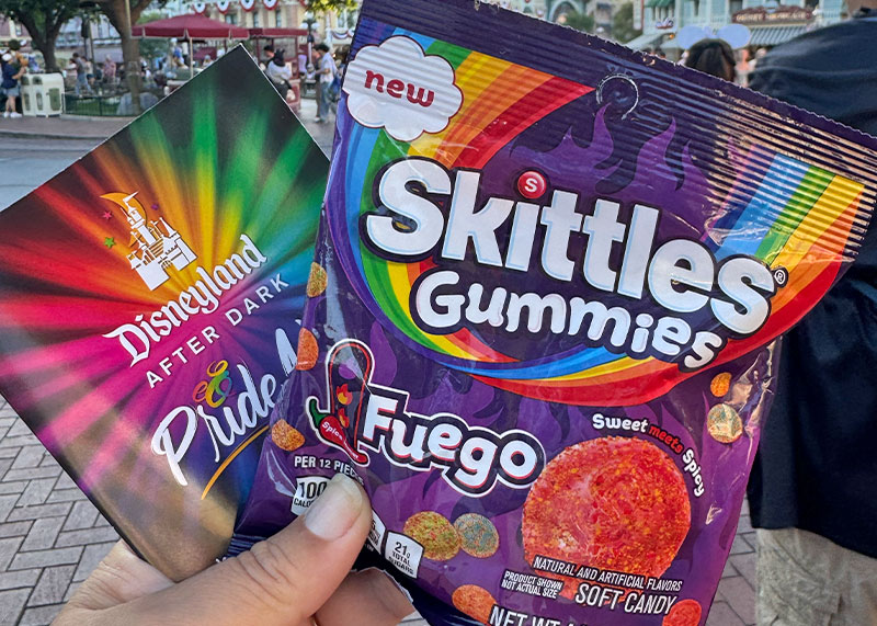 Skittles at Pride Nite