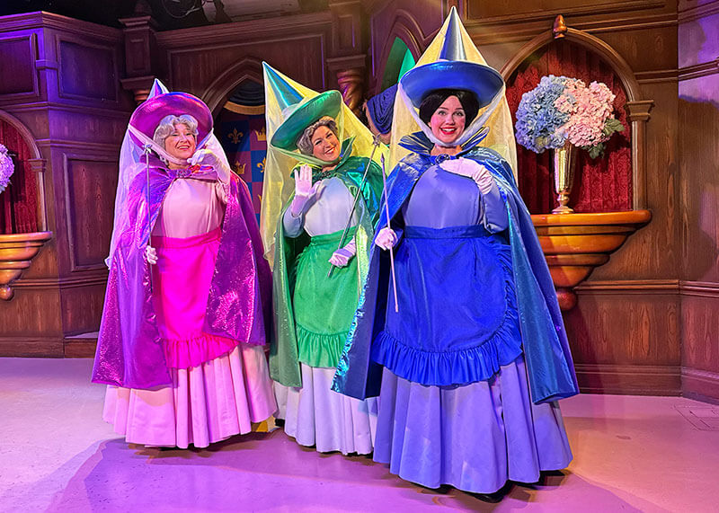 Pride Nite Disneyland Flora, Fauna and Merryweather