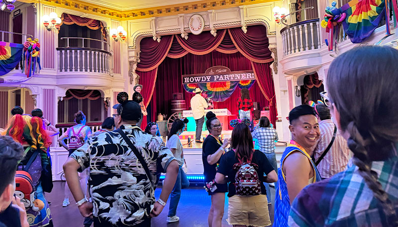 Disneyland Pride Nite Line Dancing