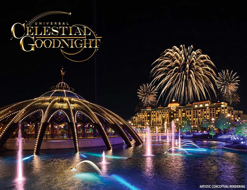 Epic Universe Fireworks Concept Rendering