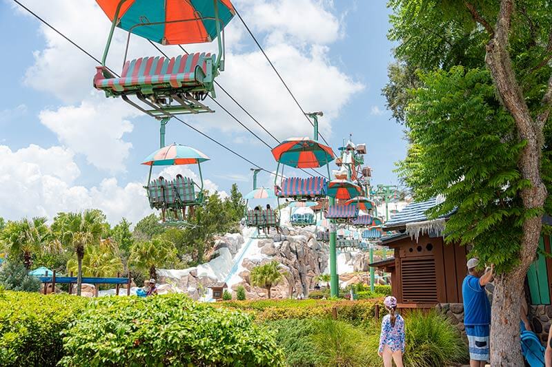 Chairlift at Blizzard Beach