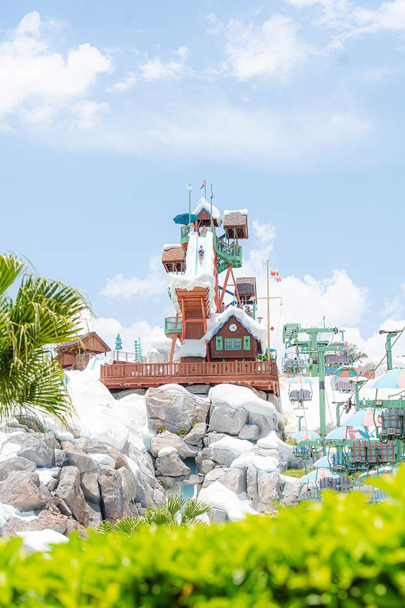 Summit Plummet waterslide at Blizzard Beach