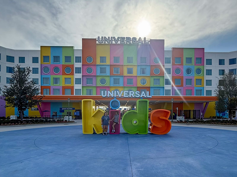 Universal Kids Resort Entrance Sign