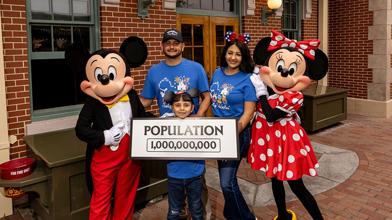 Disneyland's Billionth Guest