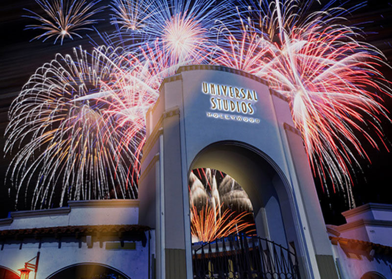 Fourth of July Fireworks at Universal Studios Hollywood
