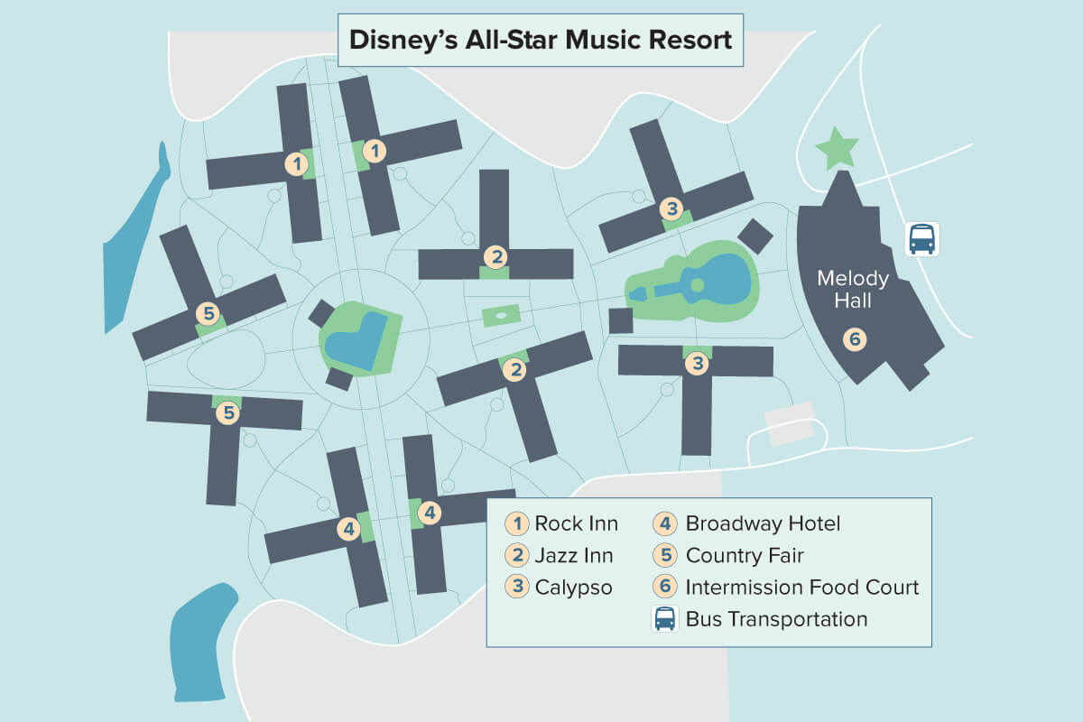 Disney 39 s All Star Music Resort - AllStar Music