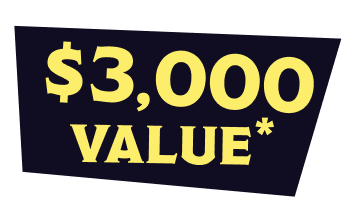 $3,000 Value