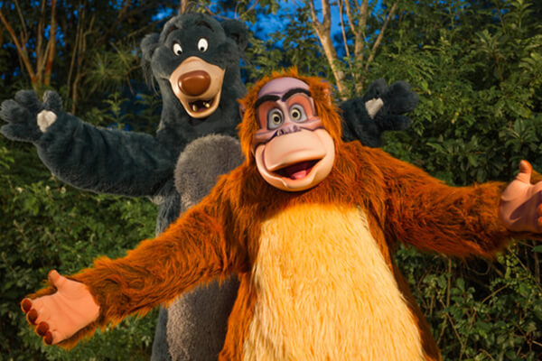 Baloo and King Louie at Upcountry Landing