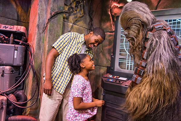 Chewbacca at Star Wars Launch Bay