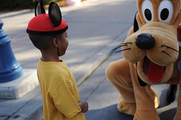 Disney Friends in Town Square