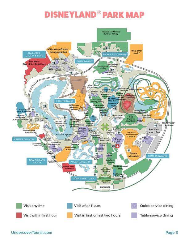 Disneyland® Park General Map