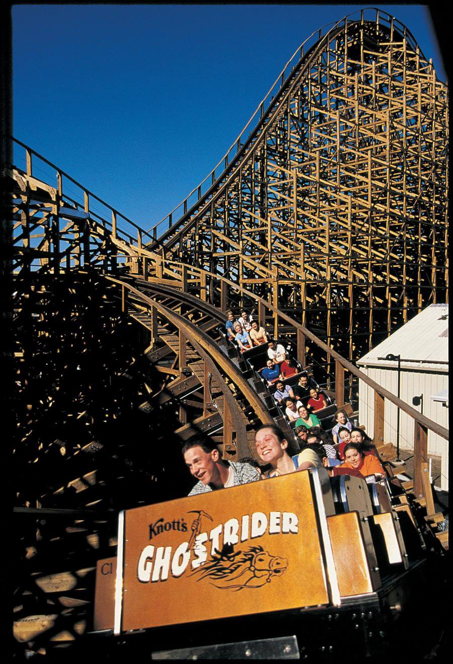 Knott's GhostRider roller coaster: longest, tallest and fastest