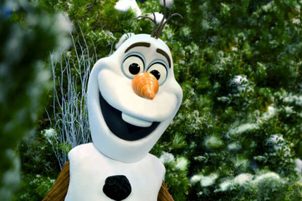 Olaf in Hollywood Land