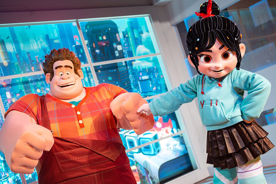 Ralph and Vanellope Inside ImageWorks