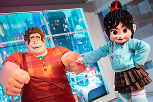Ralph and Vanellope Inside ImageWorks