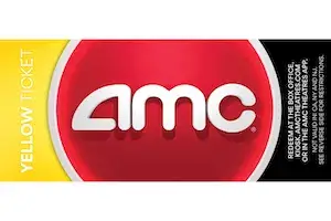 AMC: Yellow Movie Ticket